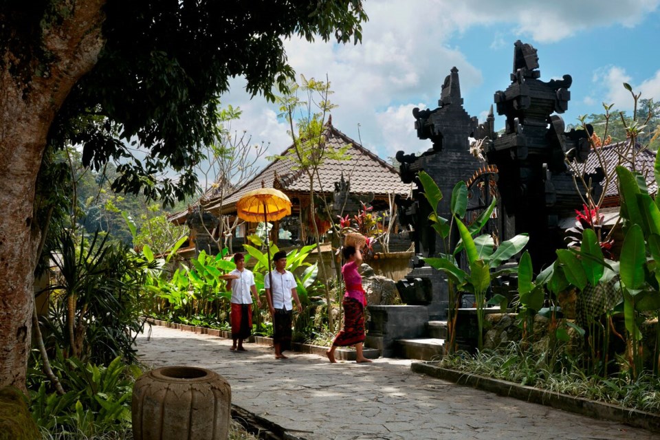 The Tirta Empul (Holy Spring Temple) in Ubu, Bali.