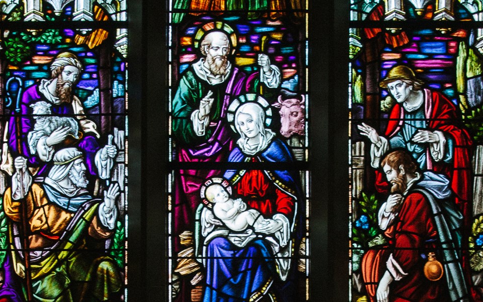 Canadian Memorial United Church stained glass