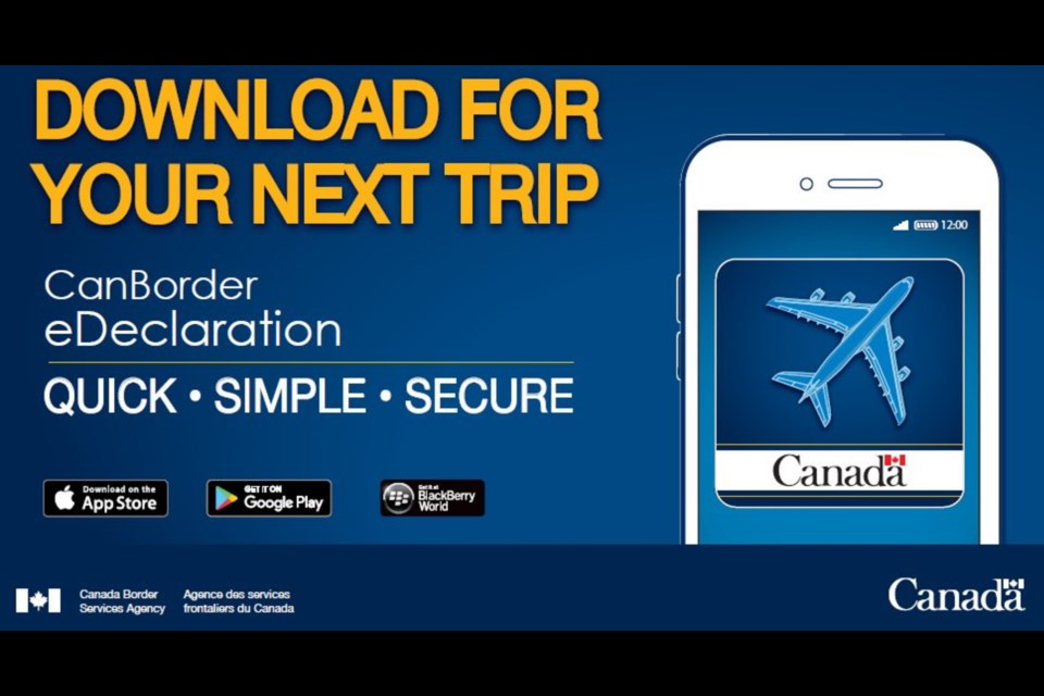 Flying international this holiday? CanBorder- eDeclaration mobile app saves time at customs