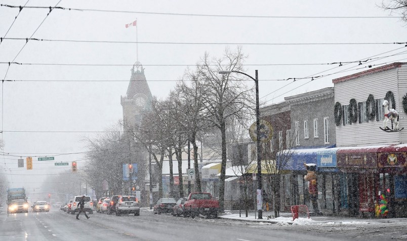 A new weather alert issued Monday morning warns of “wintery” days to come. Photo Dan Toulgoet