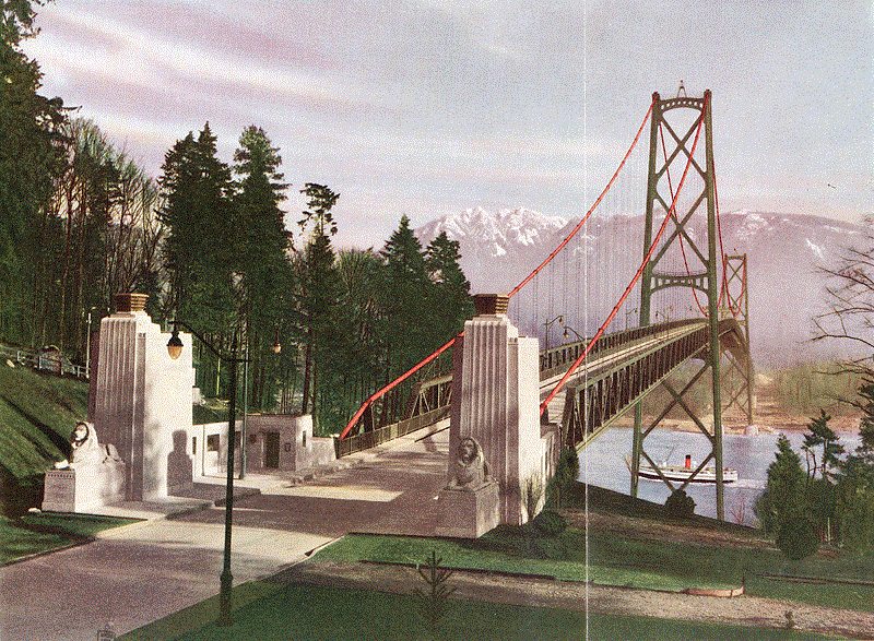 Lions Gate Bridge 1939