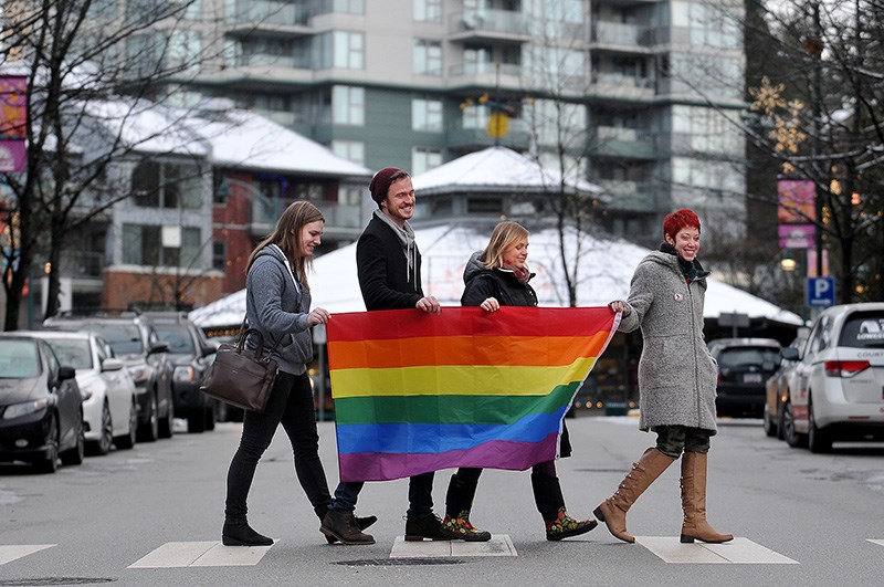 Rainbow crosswalk