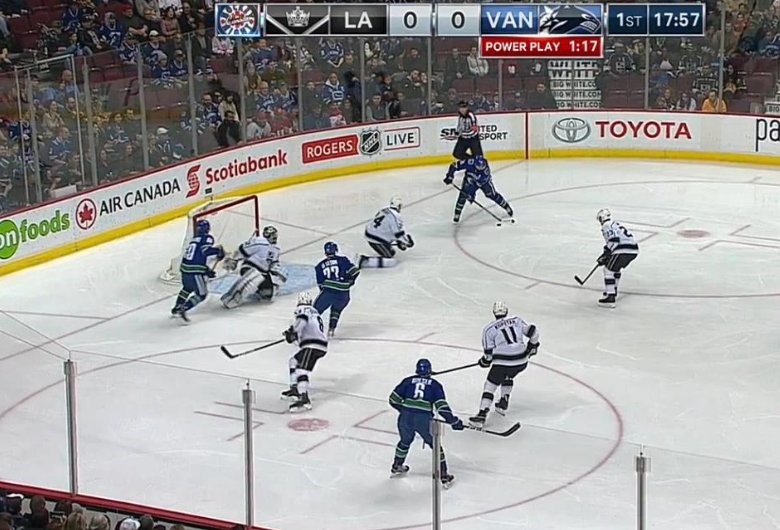 Will you shoot the puck Henrik?