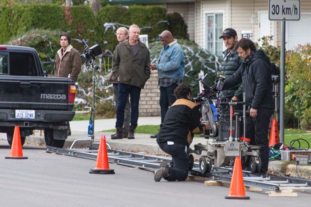 Film crews were in Ladner for X-Files in November.