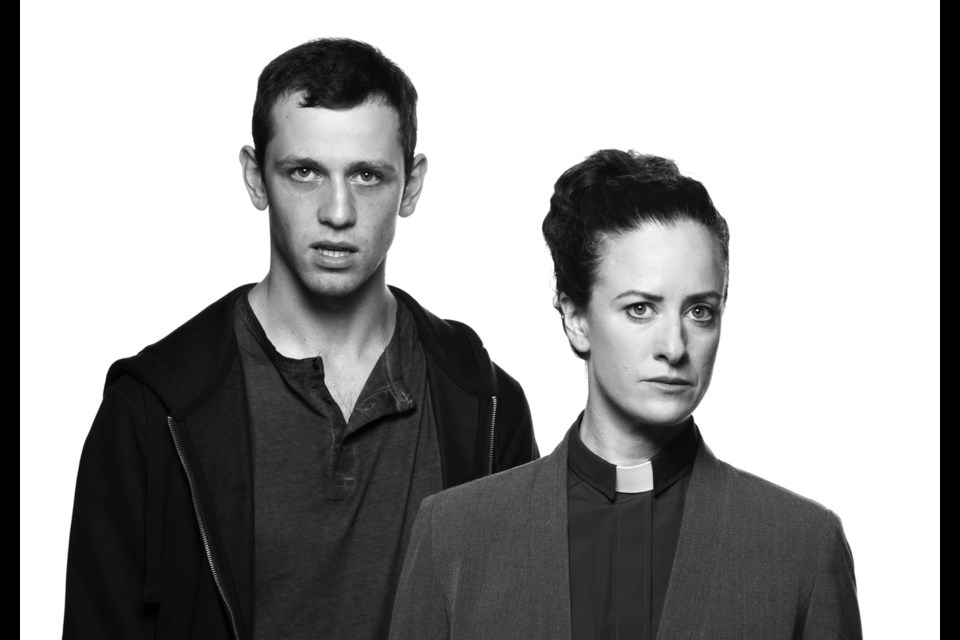 Luisa Jojic and Douglas Ennenberg star in Pi Theatre’s The Events, running Jan. 17 to 28 at the Russian Hall.