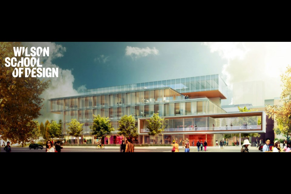 KPU's Wilson School of Design was announced in 2012 and officially opened for classes on January 3. Image/KPU