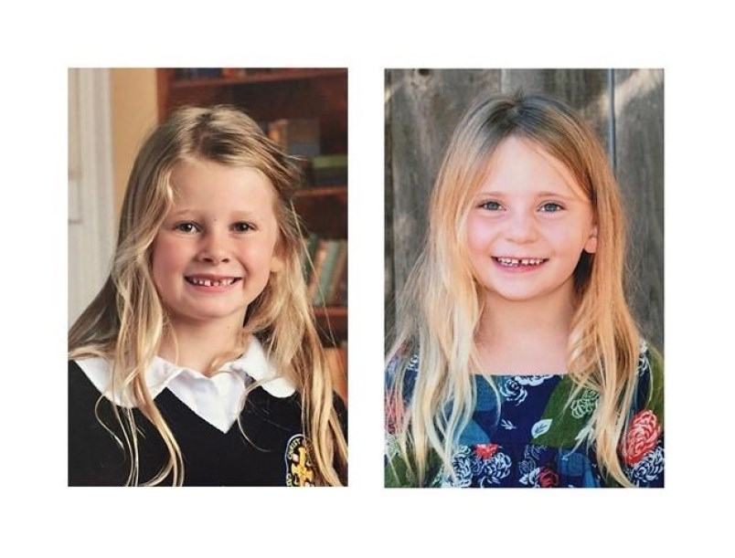 Chloe Berry (left), 6, and Aubrey Berry, 4, were found dead in a home in Oak Bay on Christmas Day.