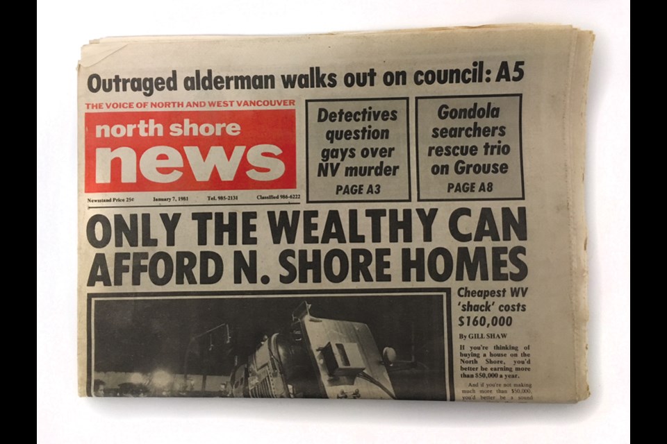 North Shore News, January 7, 1981.