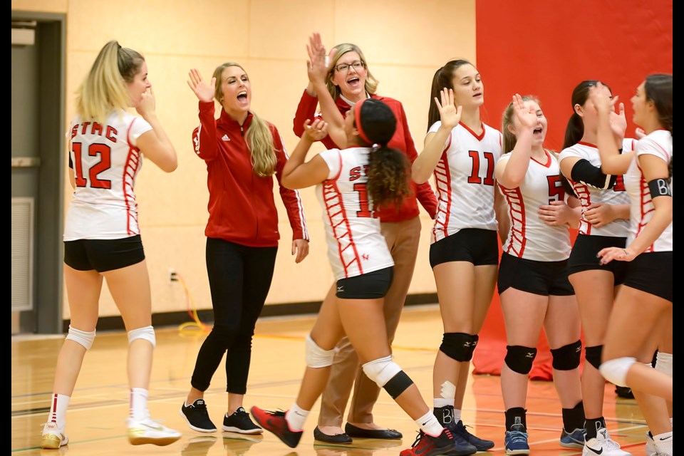 The senior girls St. Thomas More Knights pushed it right to the provincial AA championship final and a silver medal, where Langley Christian emerged as the best team in B.C.