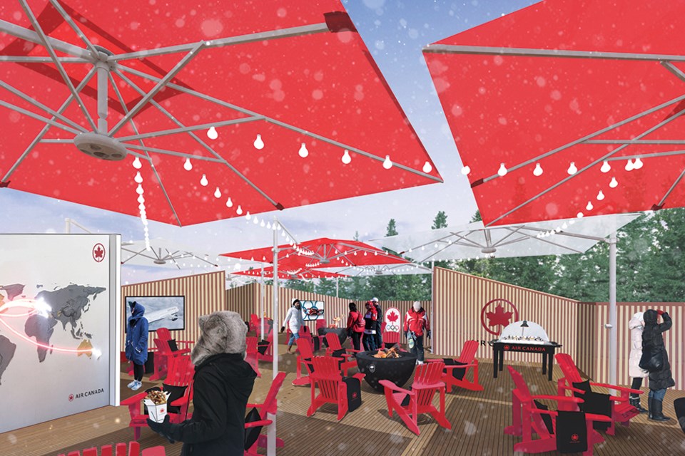 The Air Canada patio plans to 