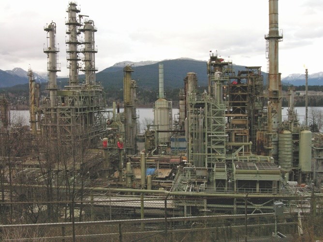 Burnaby’s Parkland Fuel refinery is one of only two refineries left in B.C.