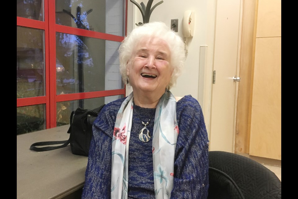 Nan Baardsen sang in a pub in West Vancouver minutes after arriving on the west coast. Daisy Xiong photo