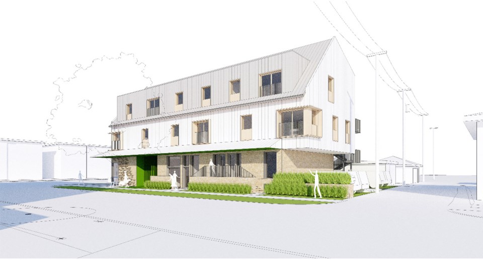 A community open house about the cohousing lite project is scheduled for Feb. 1. Rendering courtesy