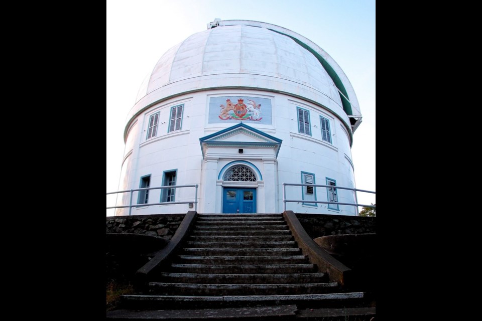 The Dominion Astrophysical Observatory at the summit of Little Saanich Mountain.