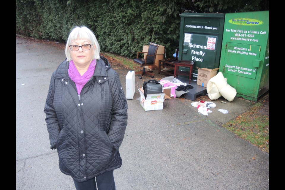 Ruth Taverner, of Richmond Family Place, said the would-be donations are getting out of hand and leaving volunteers cleaning up for hours after every weekend and holiday