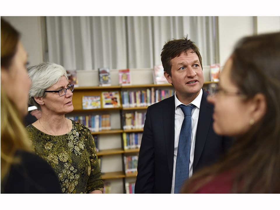 Education Minister Rob Fleming was in Vancouver last week to announce funding for the replacement of