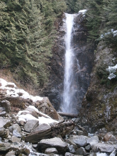 Norvan Falls in late spring. Photo Mike Hanafin