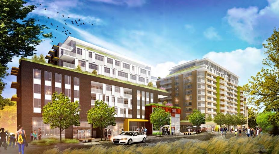 Arbutus Village rezoning rendering