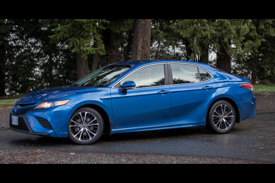 Starting at $26,590, the 2018 Toyota Camry is available in a gasoline-only model or a fuel-saving gasoline-electric hybrid.