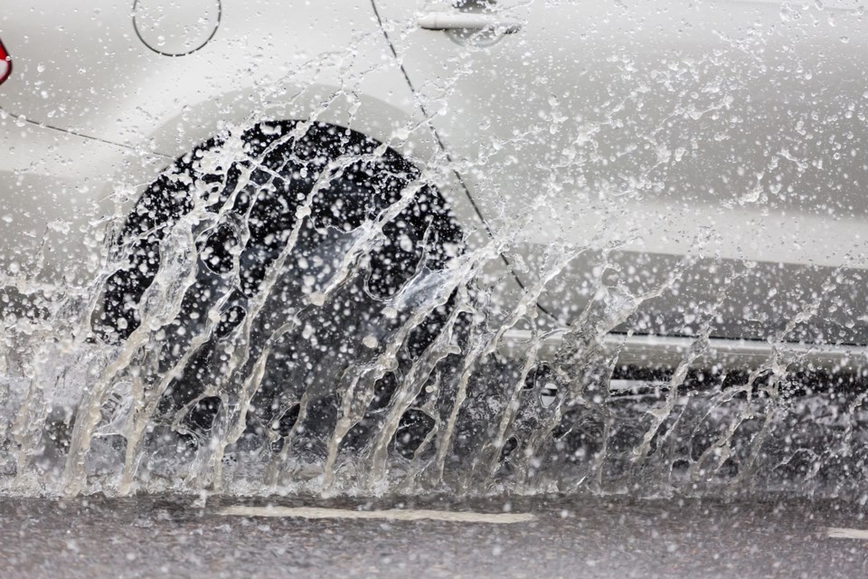 car heavy rain