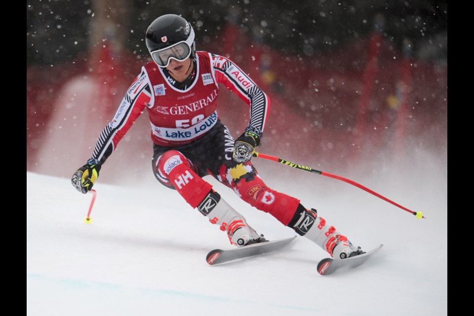 Stefanie Fleckenstein charges down the course during a recent event. photo Helmut Schoderbock