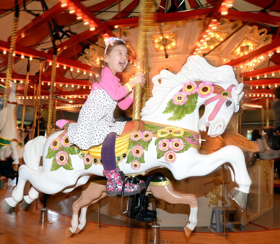 carousel, Burnaby Village Museum