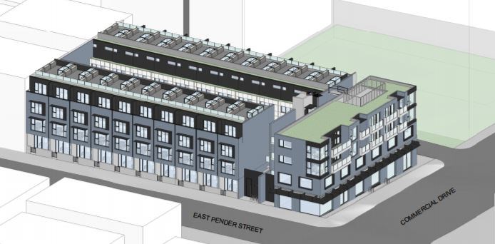 Commercial Pender mixed use development 1