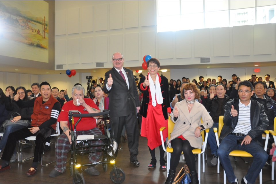 Liberal leader candidate Mike de Jong seeking support at a leadership campaign in Richmond. Photo by Daisy Xiong/Richmond News