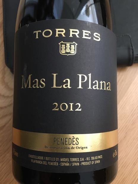 Don’t miss tasting this amazing 2012 Torres Mas la Plana.