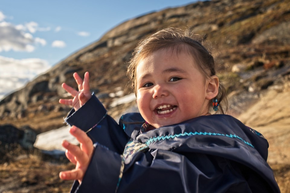 Inuit girl Nunavut