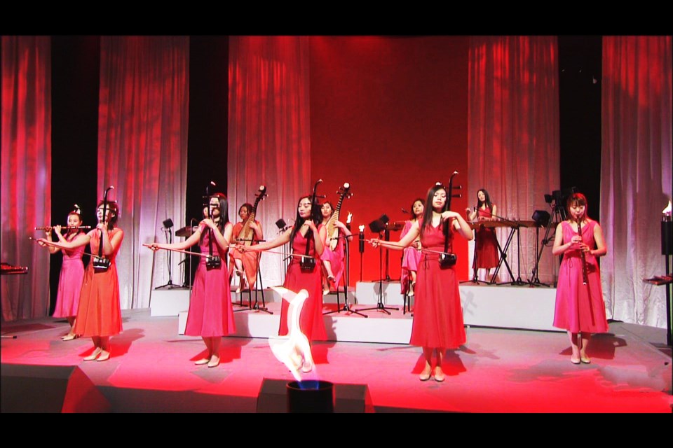 12 Girls Band debuts in Vancouver to celebrate Chinese New Year. Photo courtesy 12 Girls Band