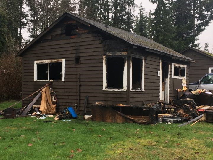 Fire at Campbell River RV park