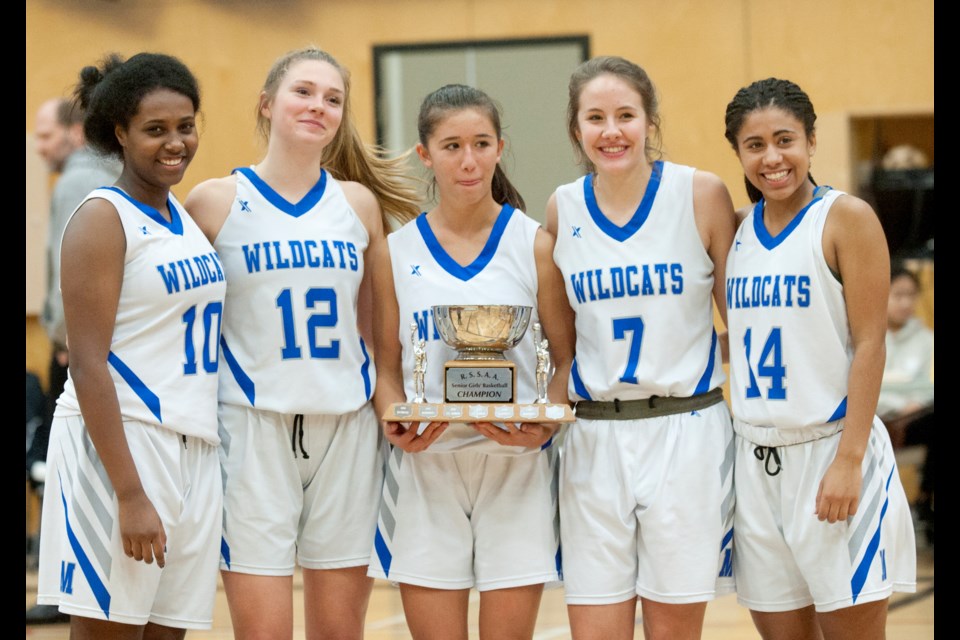 The McMath Wildcats found themselves in familiar territory Wednesday night, accepting their fifth consecutive Richmond Senior Girls Basketball Championship Trophy.