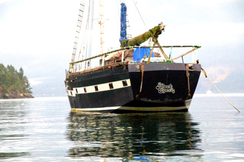 Long considered by many to be a blight on the sea-scape, the Black Eyes spent decades in Mannion Bay.