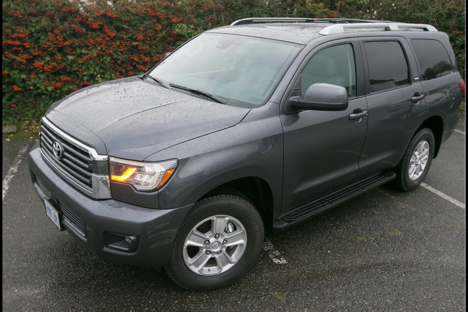 Essentially a Toyota Tundra truck with a body, the Sequoia is one of the few SUVs with body-on-frame construction.