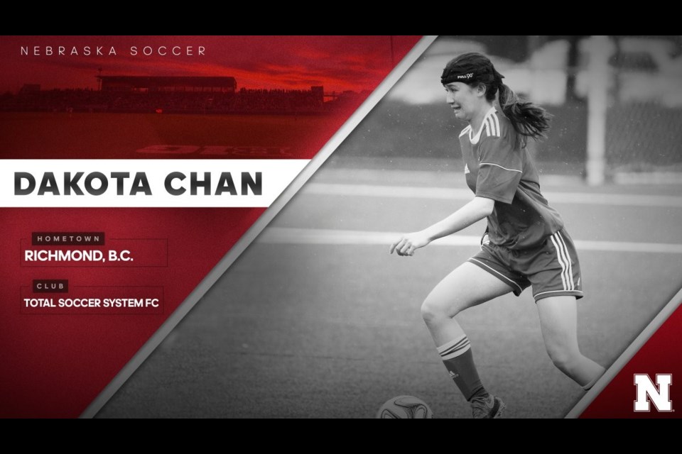 Dakota Chan will be continuing her soccer career in the Big 10 Conference next fall at the University of Nebraska.