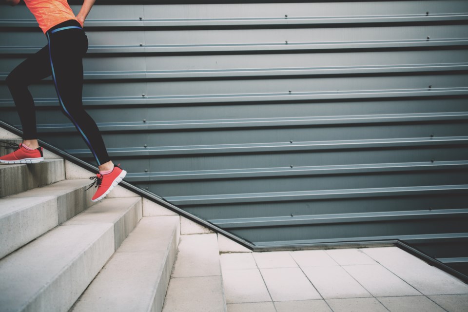 As part of Prostate Cancer Canada’s Step Up Challenge, Sunday, Feb. 25, teams will climb the stairs of seven Vancouver highrises — sometimes more than once. Photo iStock