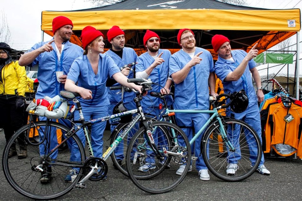 Portland’s Worst Day of the Year Ride is a festive affair.