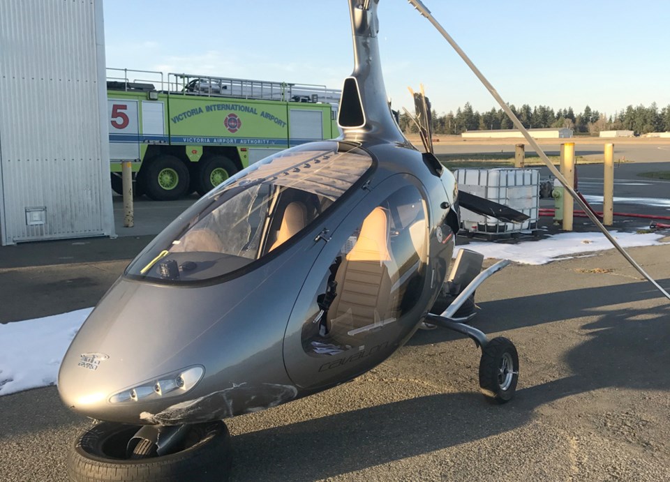 Autogyro crash