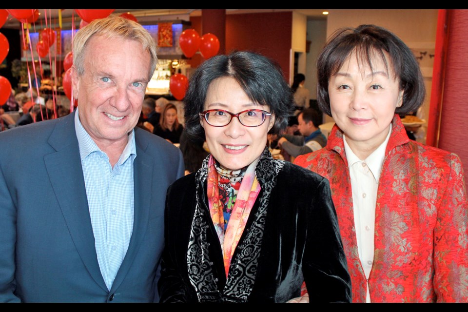 CEO of Canfor and Educating Girls in Rural China board chair Don Kayne, with EGRC founder Ching Tien, welcomed People’s Republic of China Consul General Xiaoling Tong to the organization’s annual fundraising luncheon.