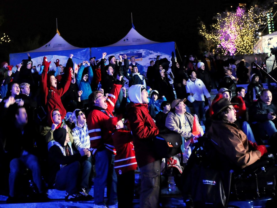 Grumpy Vancouverites got into the swing of things for the 2010 Winter Games with an abundance of fre
