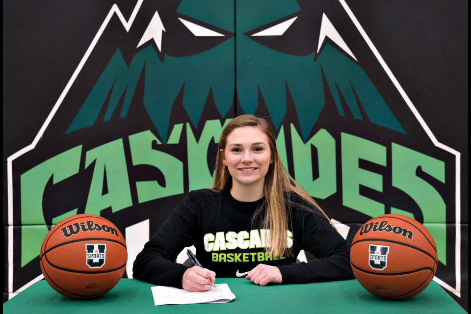 Abby Zawada made her signing with the University of the Fraser Valley Cascades official last week where she will get a chance to play with her sister Jessica again. The standout McMath guard is looking to lead her team to the Crehan Cup championship this week.