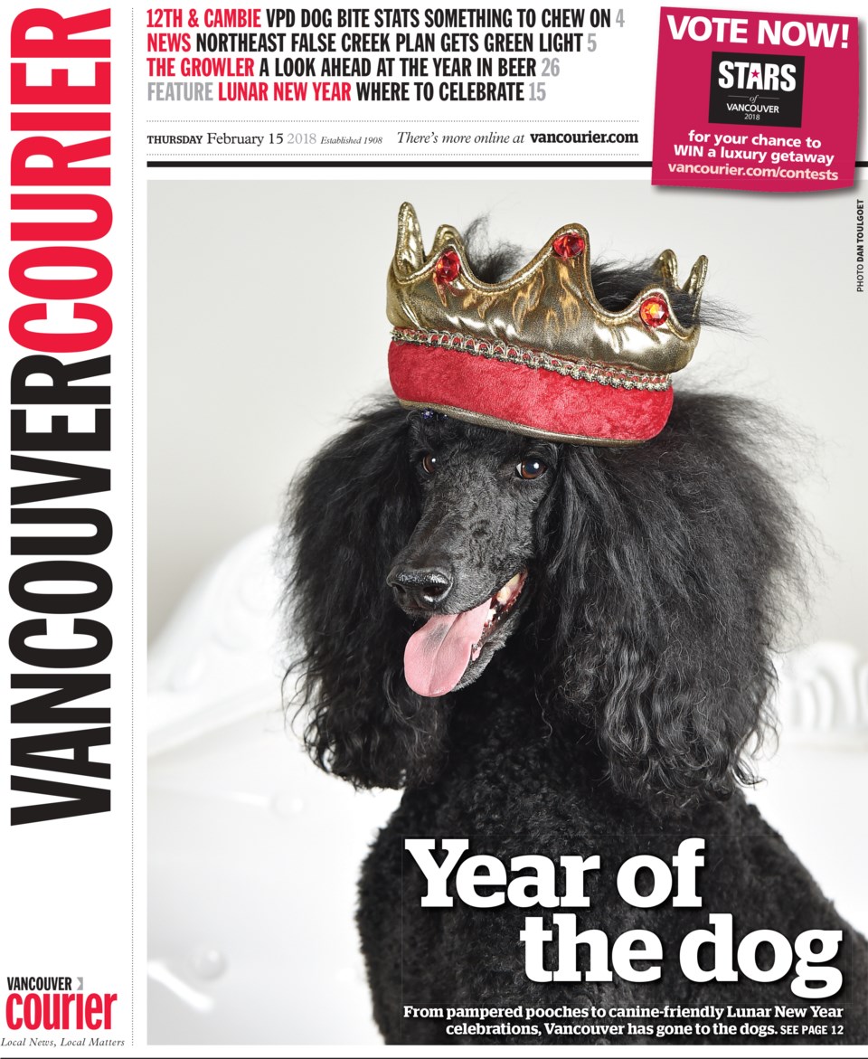 Vancouver Courier Year of the Dog cover