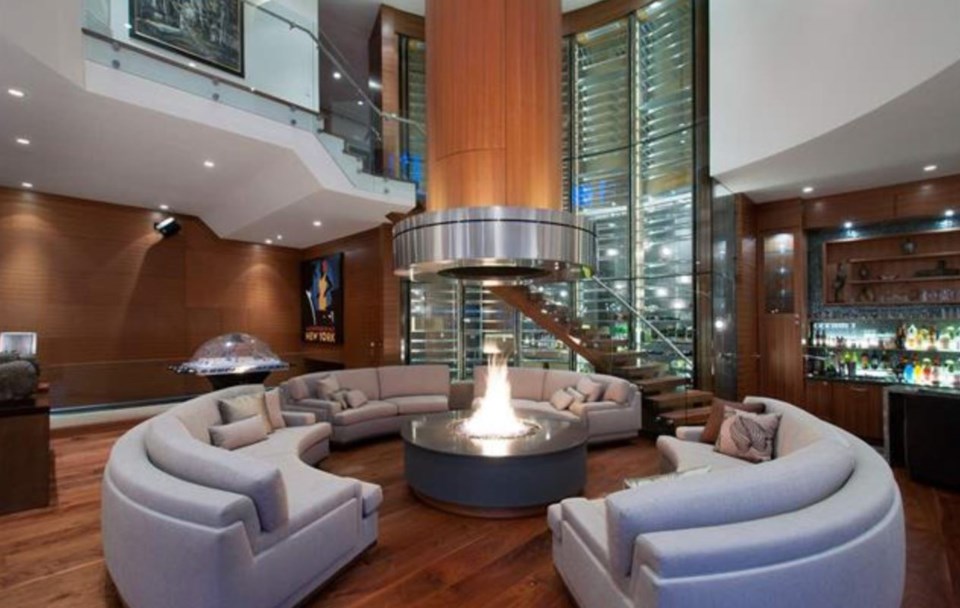 West Vancouver White House $22m Feb 16 games room firepit