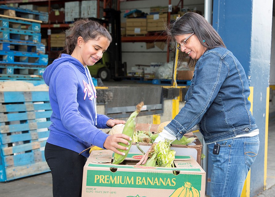 Greater Vancouver Food Bank fresh corn