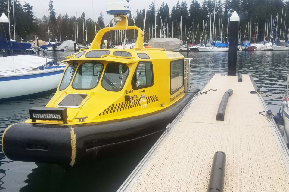 Bowen Guardian water taxi Coal Harbour