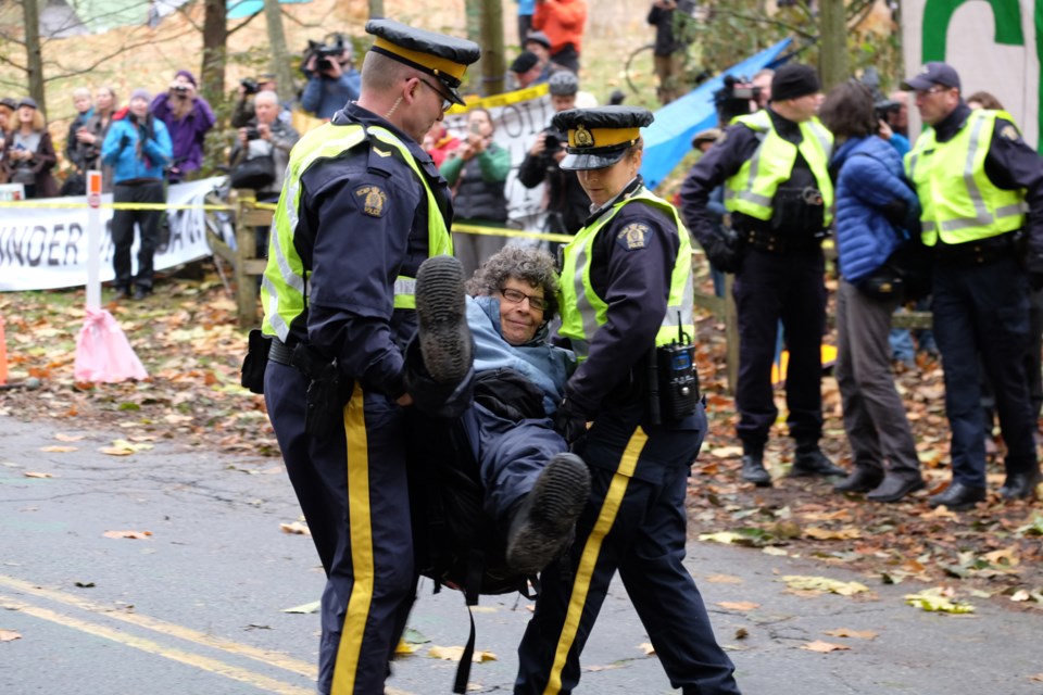 Burnaby Mountain, pipeline protests