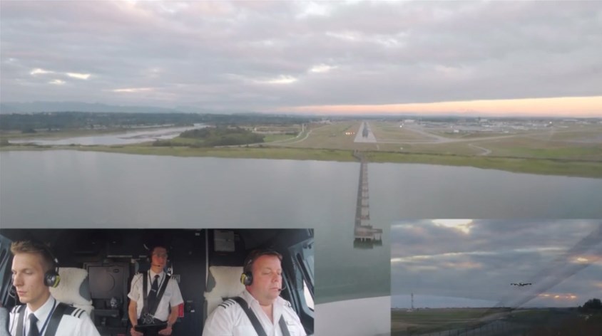 British Airways plane lands in Vancouver