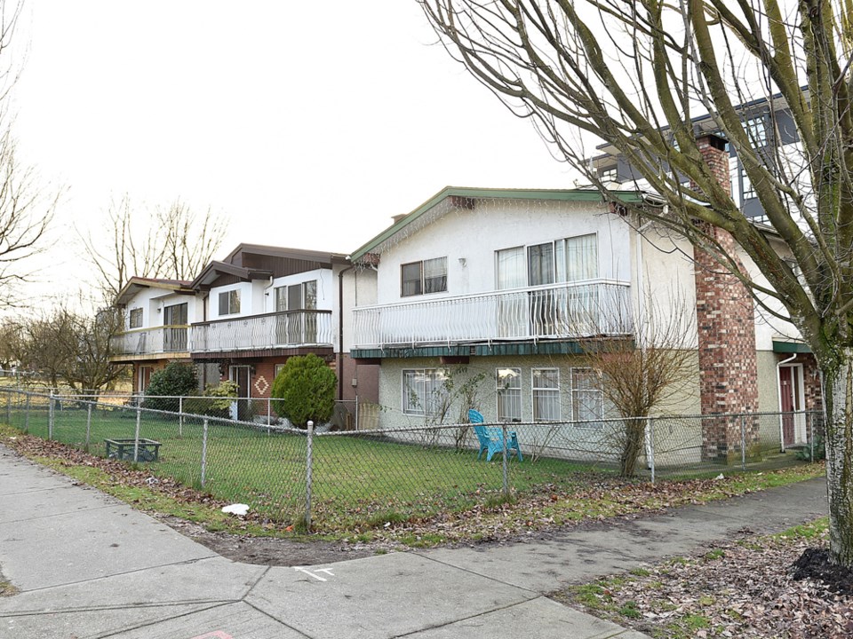 These Vancouver Specials, built in 1979, were assessed at about $1.4 million each. But as a set, the