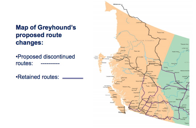 Greyhound Route Map 2018 Greyhound Cuts Dc Routes Dawson Creek Mirror